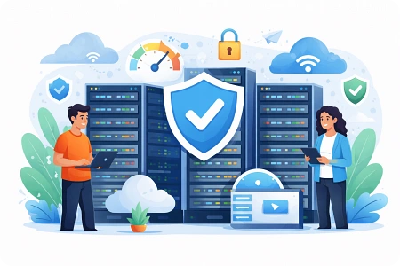 information technoligy data on monitor